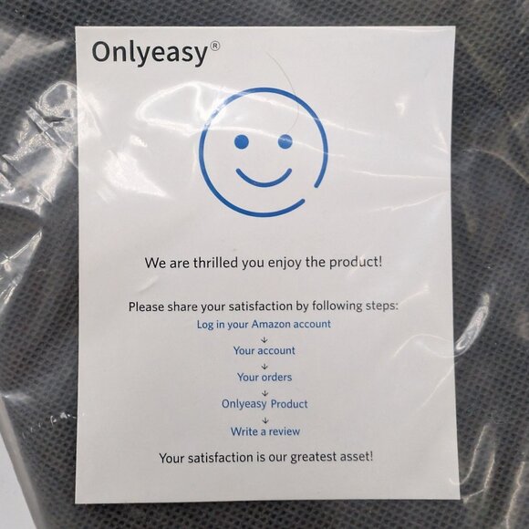 Onlyeasy Foldable Underbed Bags 2 Pack Grey Lightweight Durable 39.4x19.7x5.9 - Picture 5 of 8